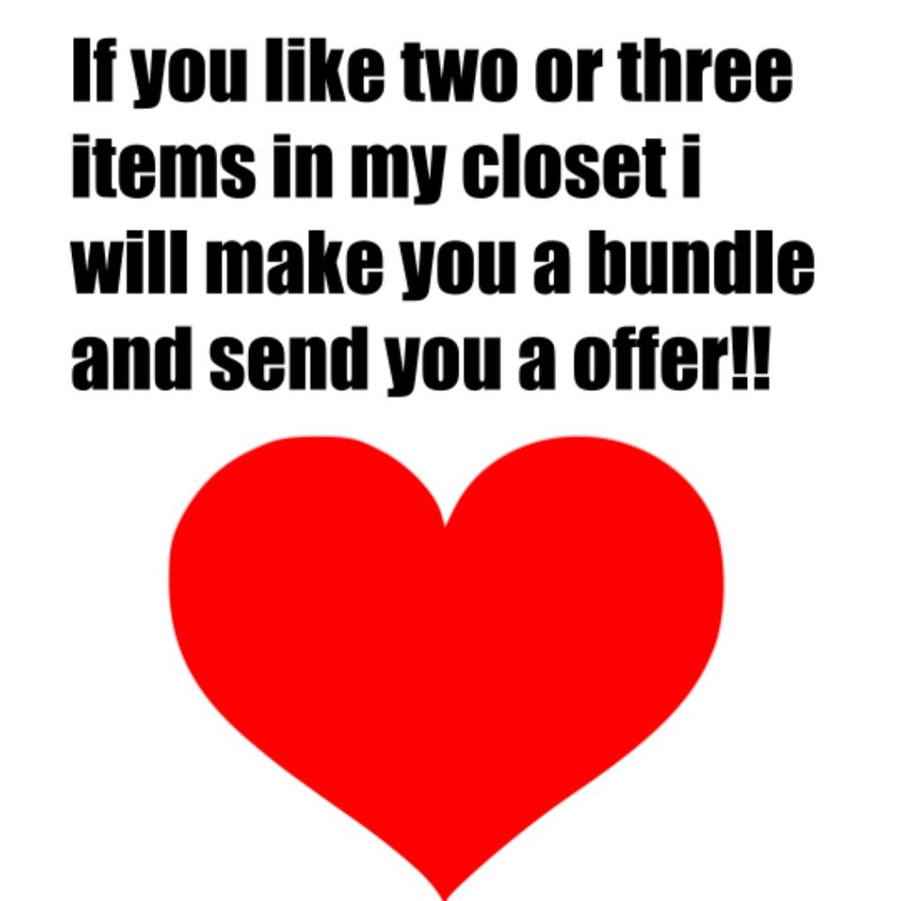 Two or three items and I'll send you an offer!!